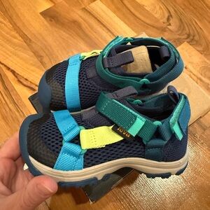 Teva Kids Shoes in Blue and Green